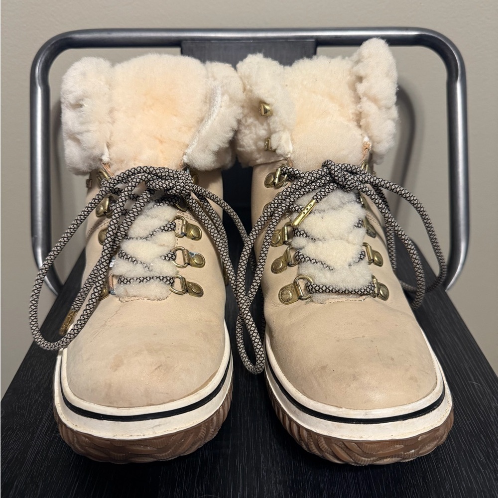 Pajar Women’s Shearling Winter Boots Waterproof Leather EU 37 US 6–6.5 - Picture 2 of 16